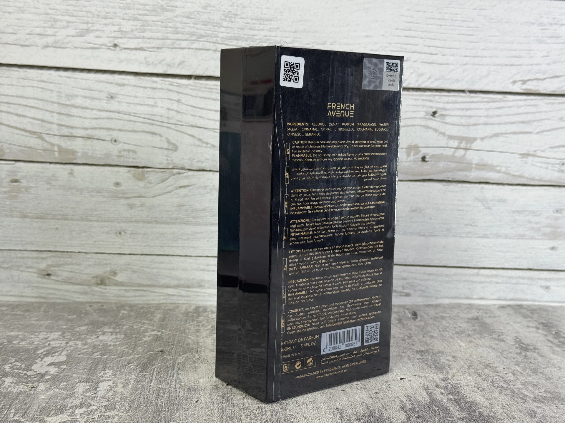 French Avenue Amber Empire 100 мл оригинал - миниатюра 3