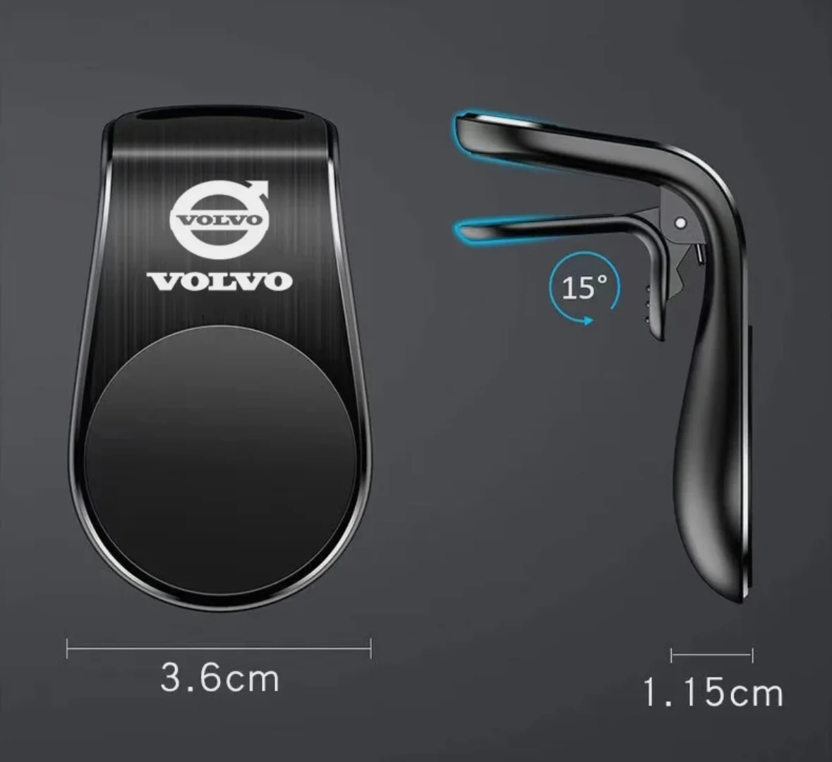 Магнитный держатель для телефона Volvo - миниатюра 2
