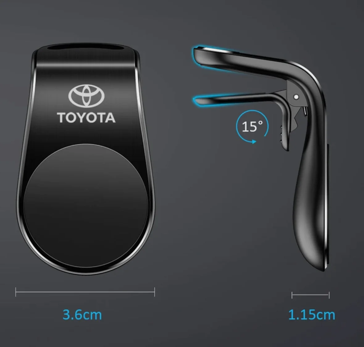 Магнитный держатель для телефона Toyota - миниатюра 4