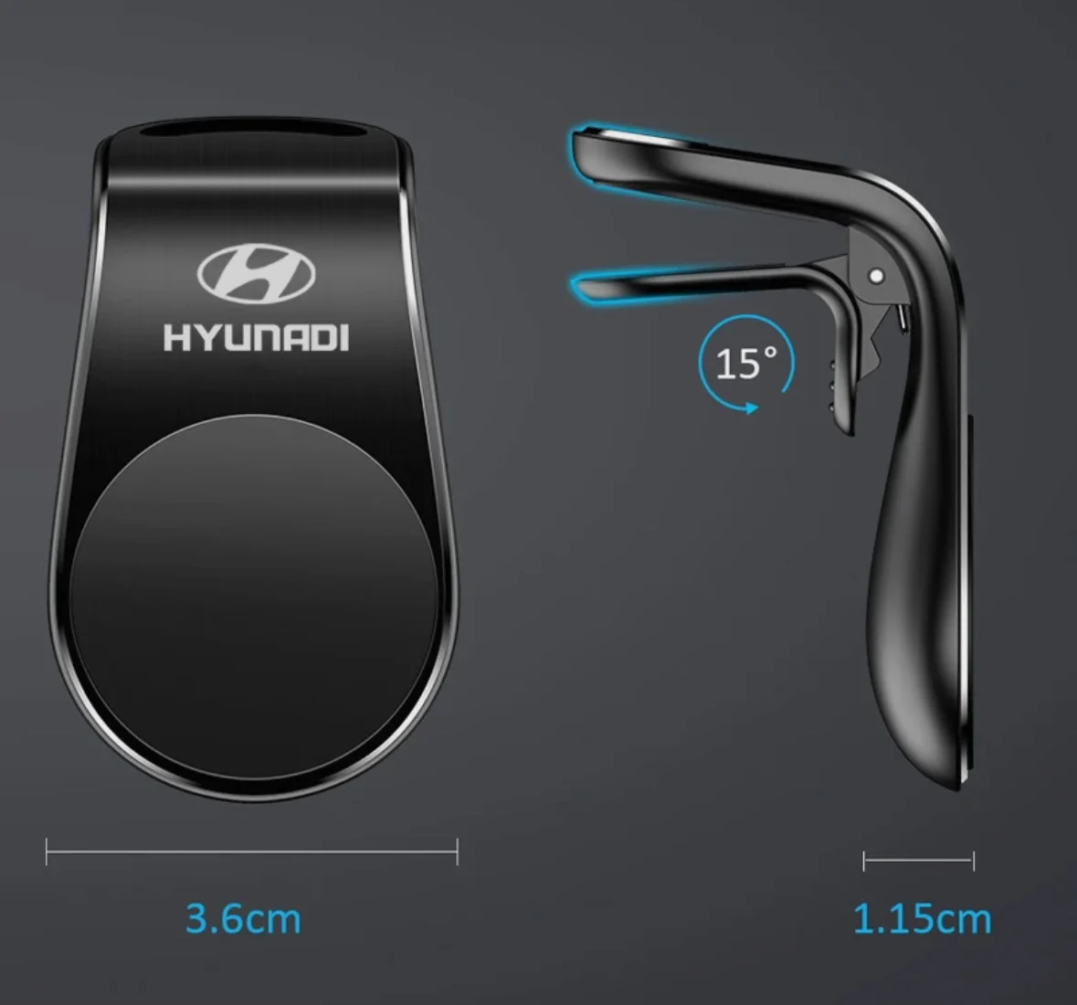 Магнитный держатель для телефона Hyundai - миниатюра 3