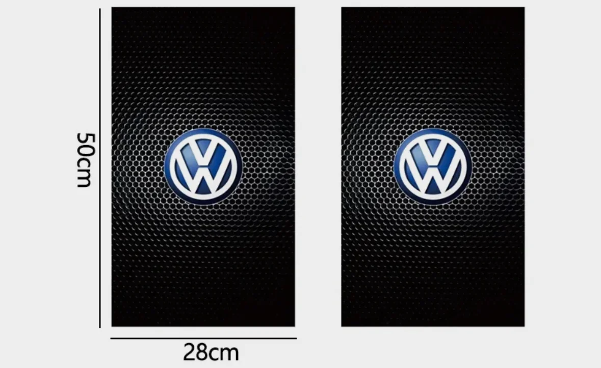 Наклейки на стойки автоVolkswagen 2 шт - миниатюра 2