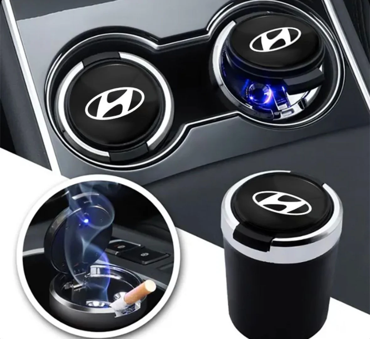 Пепельница автомобильная Hyundai - миниатюра 3