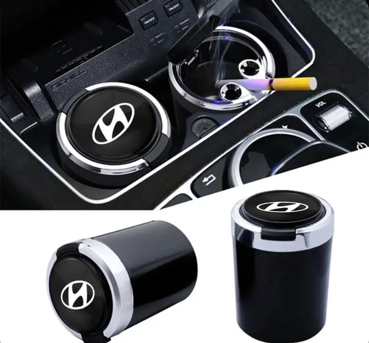 Пепельница автомобильная Hyundai - миниатюра 4