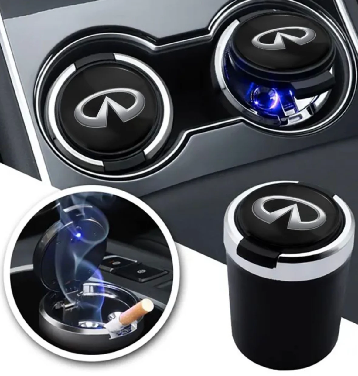 Пепельница автомобильная infinity - миниатюра 4