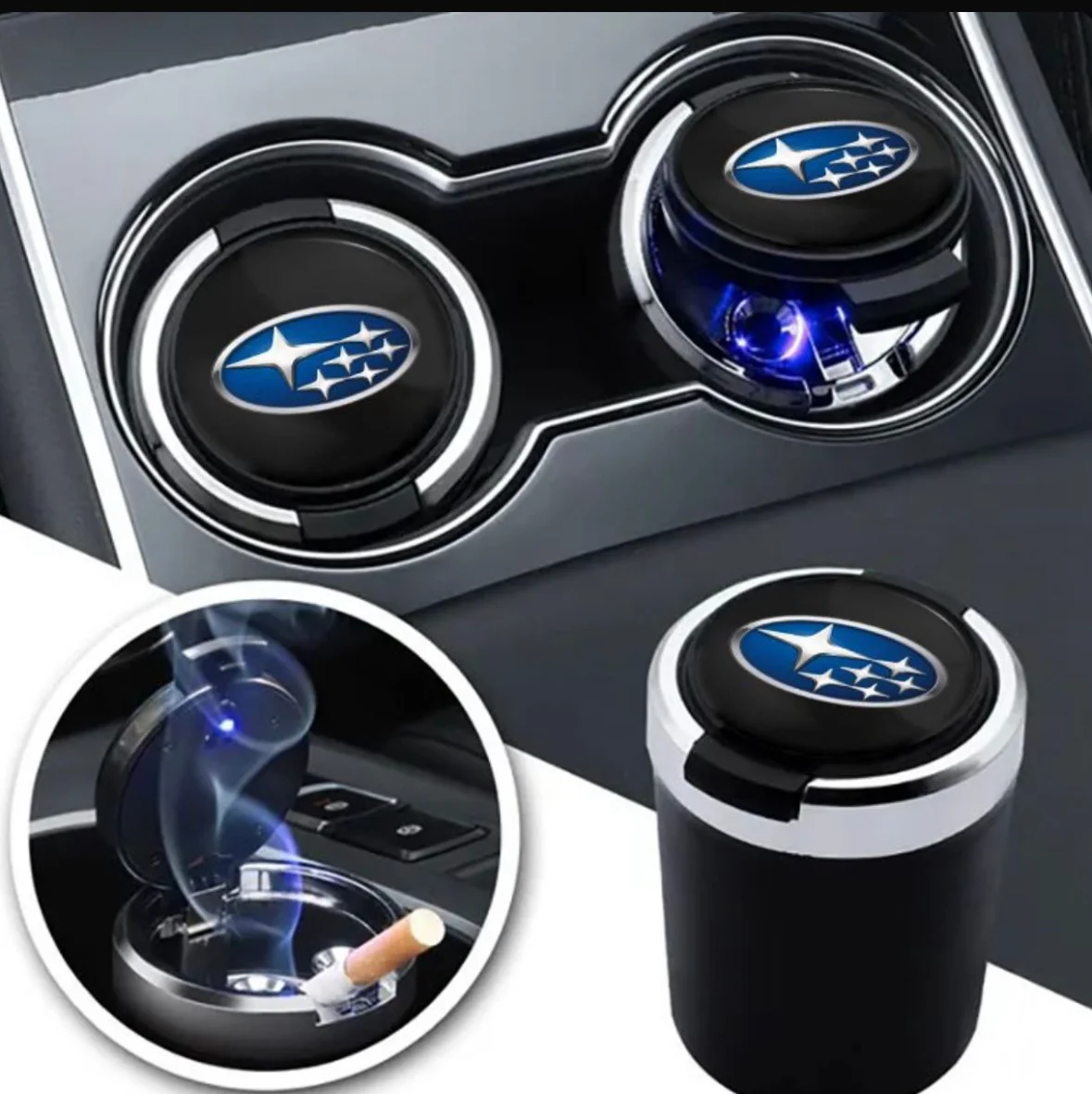 Пепельница автомобильная Subaru - миниатюра 4