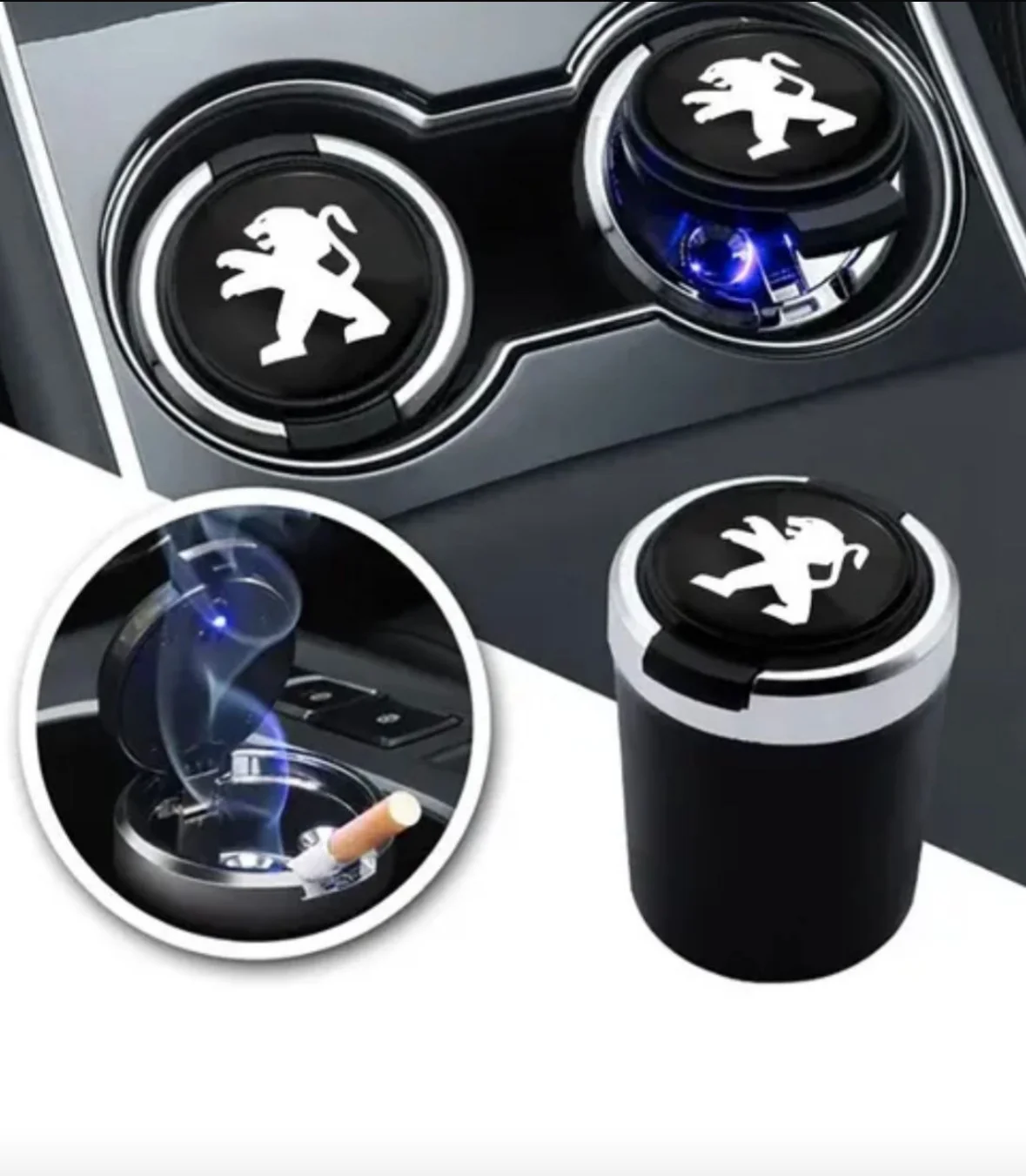 Пепельница автомобильная Peugeot - миниатюра 5