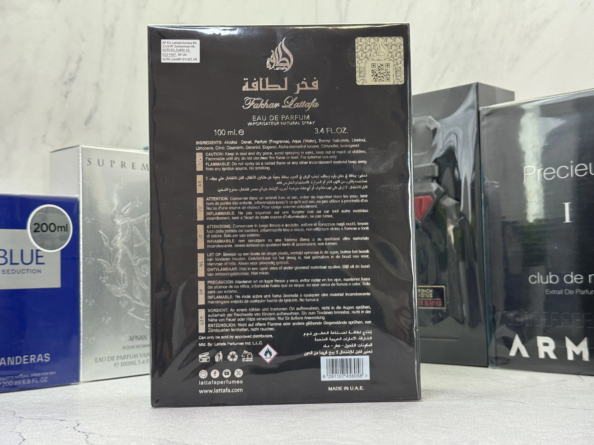 Lattafa Fakhar Black 100 мл - миниатюра 4