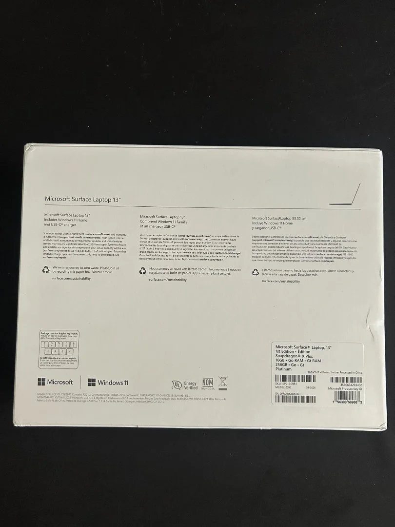 Microsoft Surface Laptop 13 Copilot+ PC 16/256GB - миниатюра 2