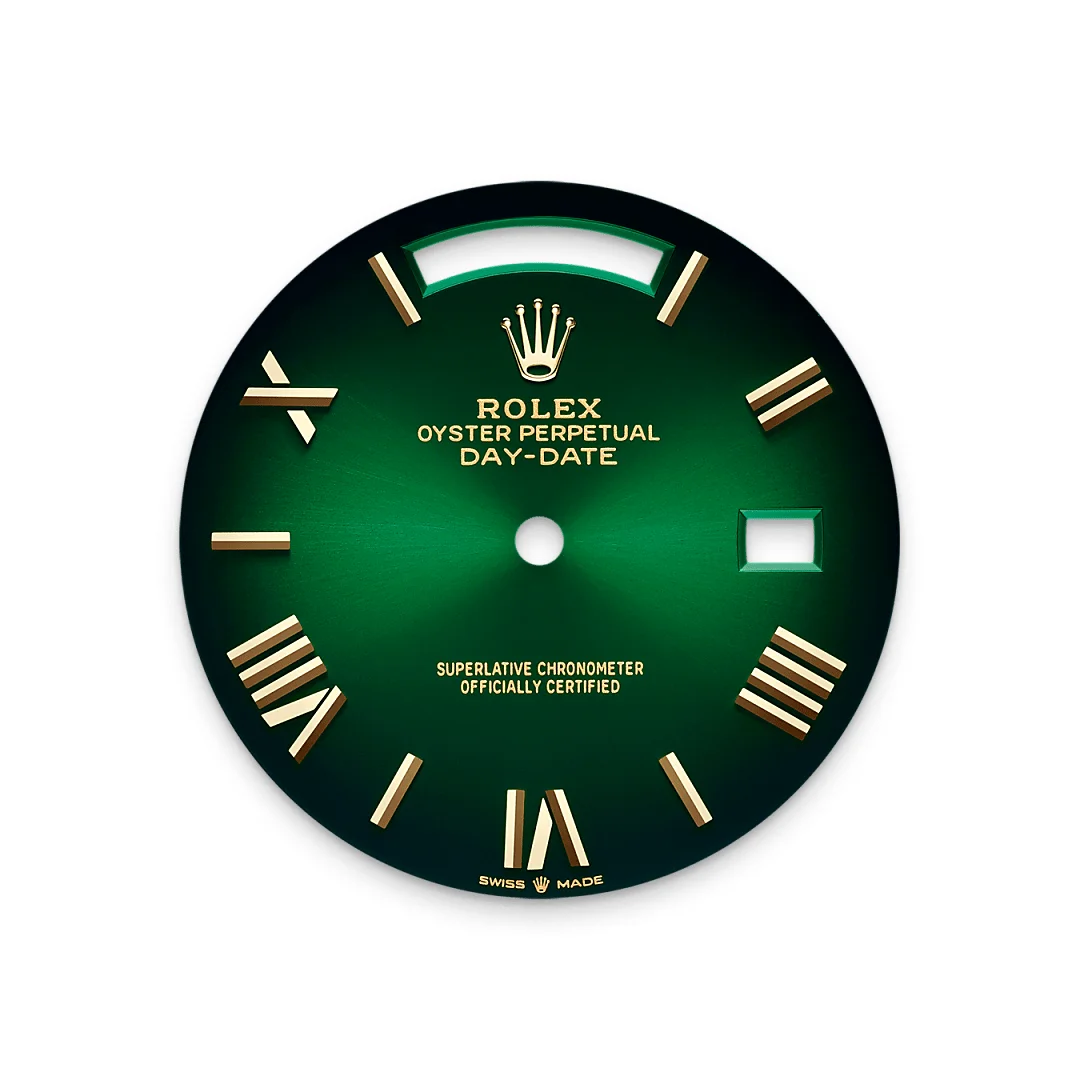 Rolex Day-Date Yellow Gold Green Dial 40mm - миниатюра 2