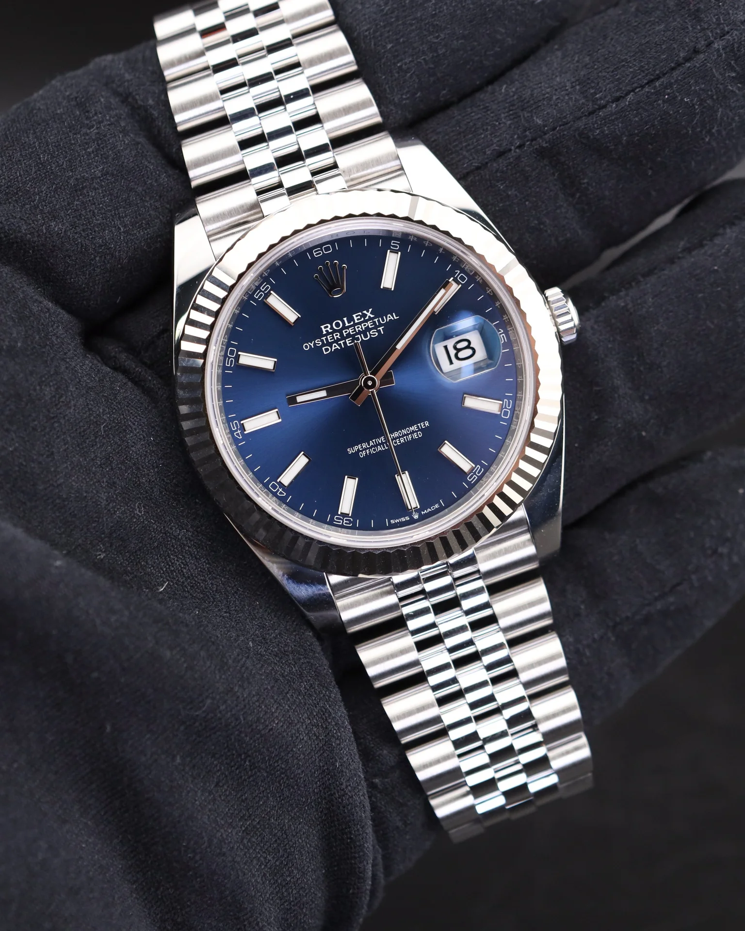 Rolex Datejust Blue Dial 40mm - изображение 1