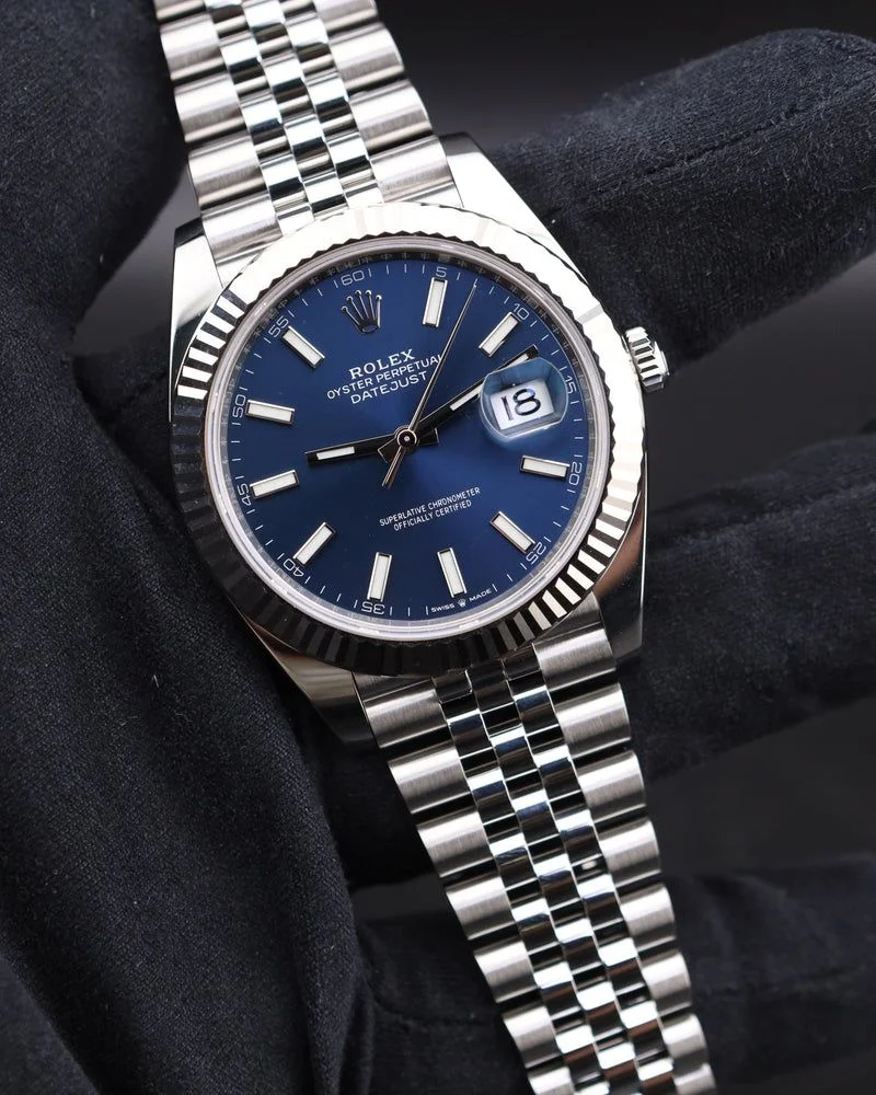 Rolex Datejust Blue Dial 40mm - миниатюра 6