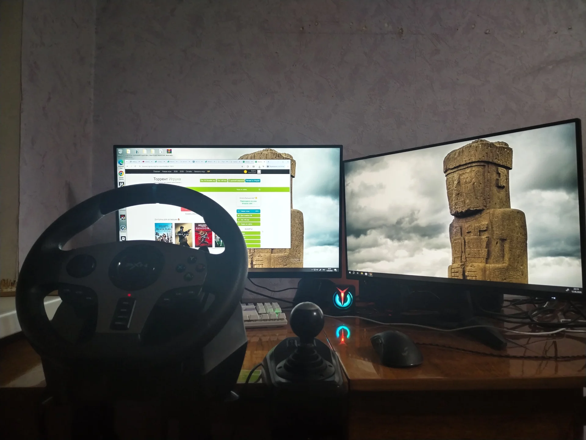 Игровой руль 900° PXN V9 Полный комплект. - миниатюра 5