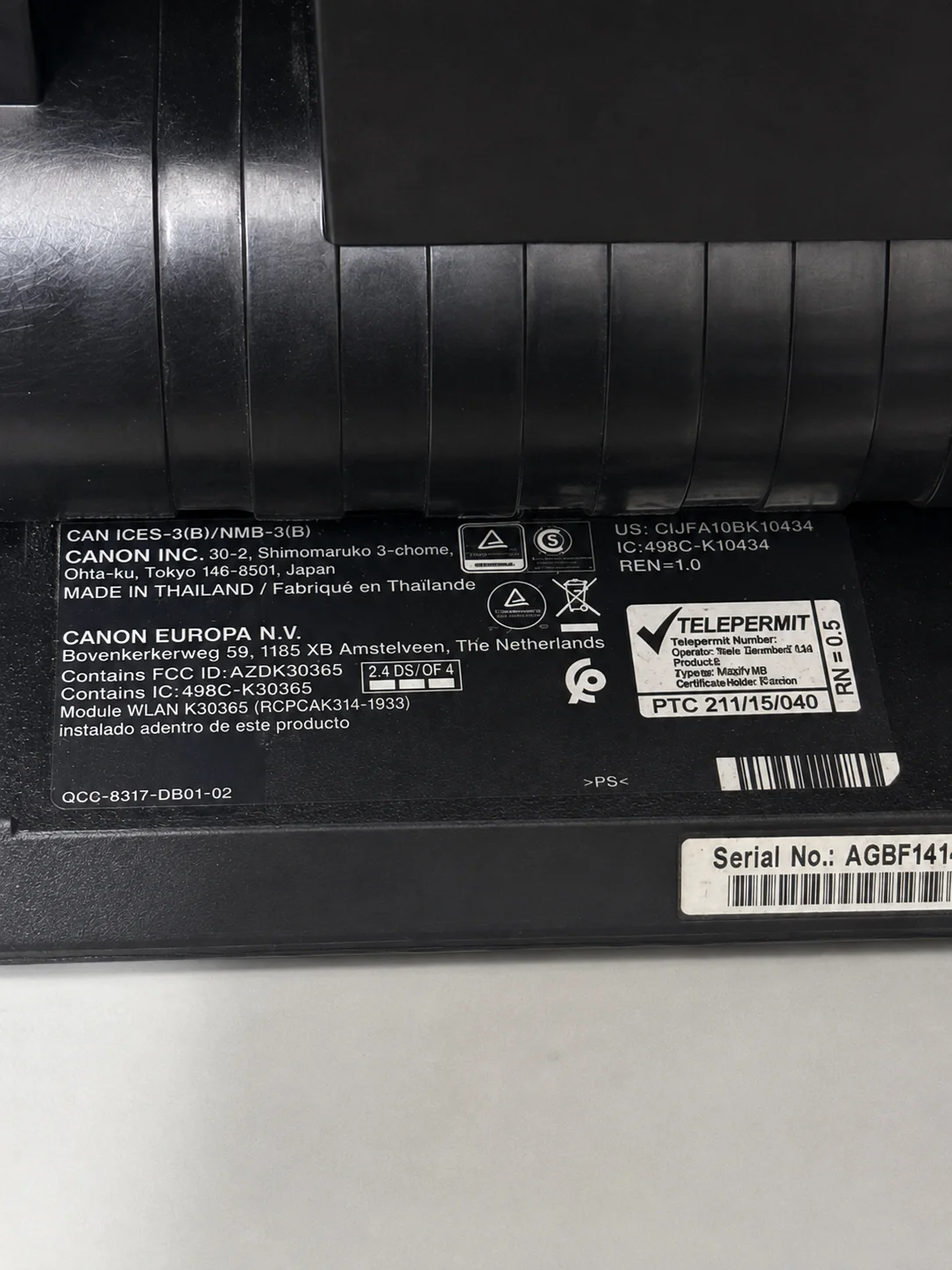 Canon maxify MB2140 мфу, рабочий частично - миниатюра 3