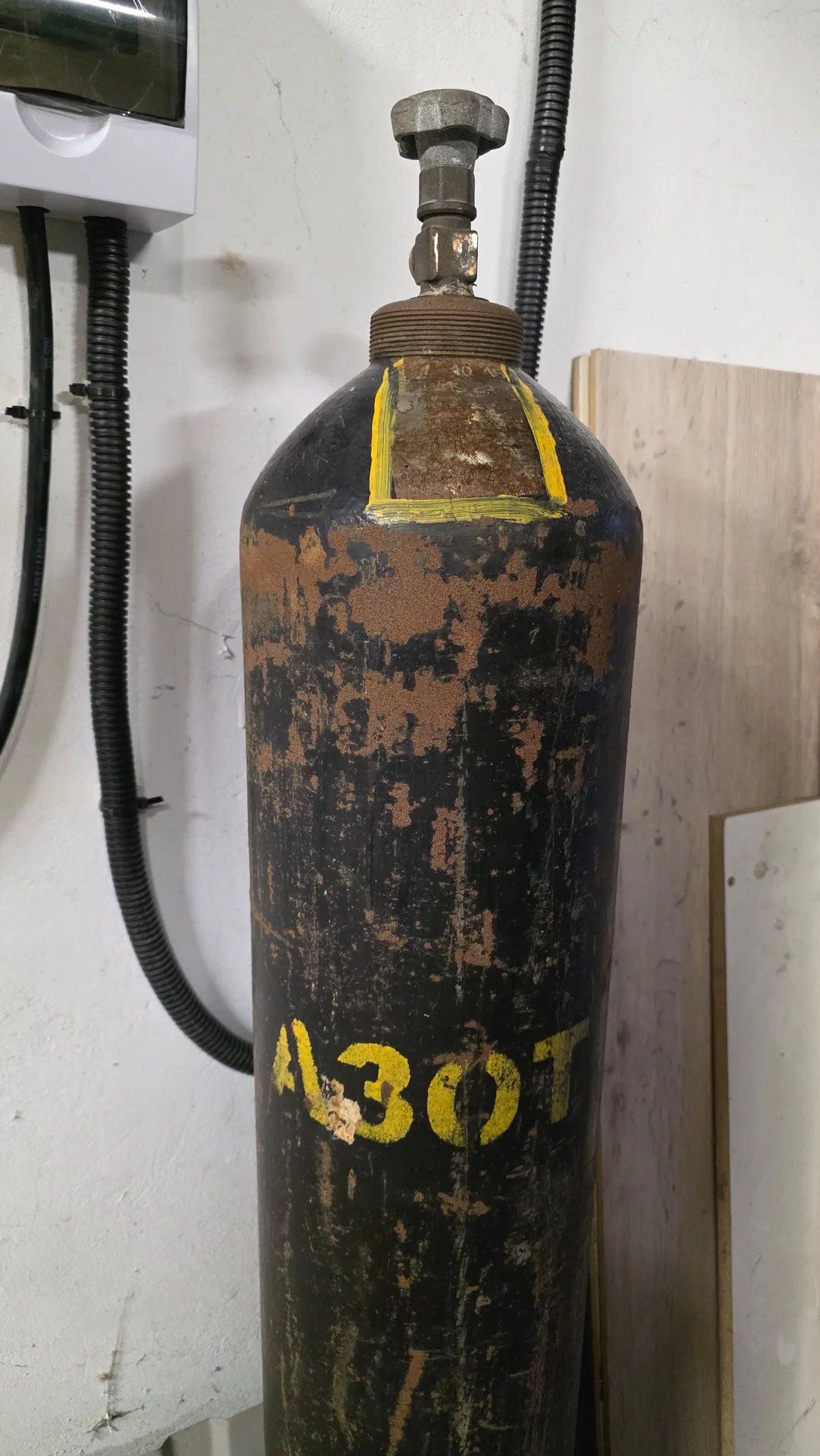 балоны с пропаном 3 шт и азотом 1 шт