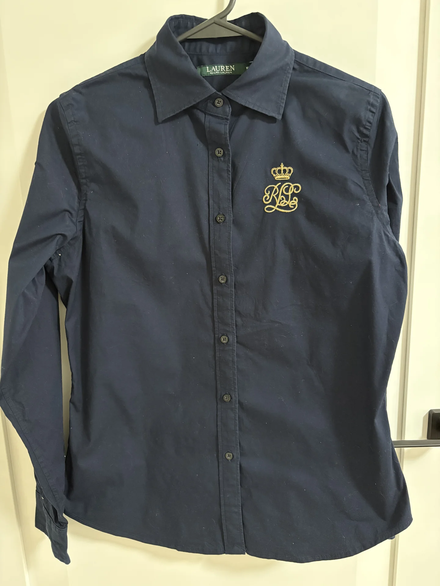 Ralph lauren рубашка 46 (m) синяя оригинал женская