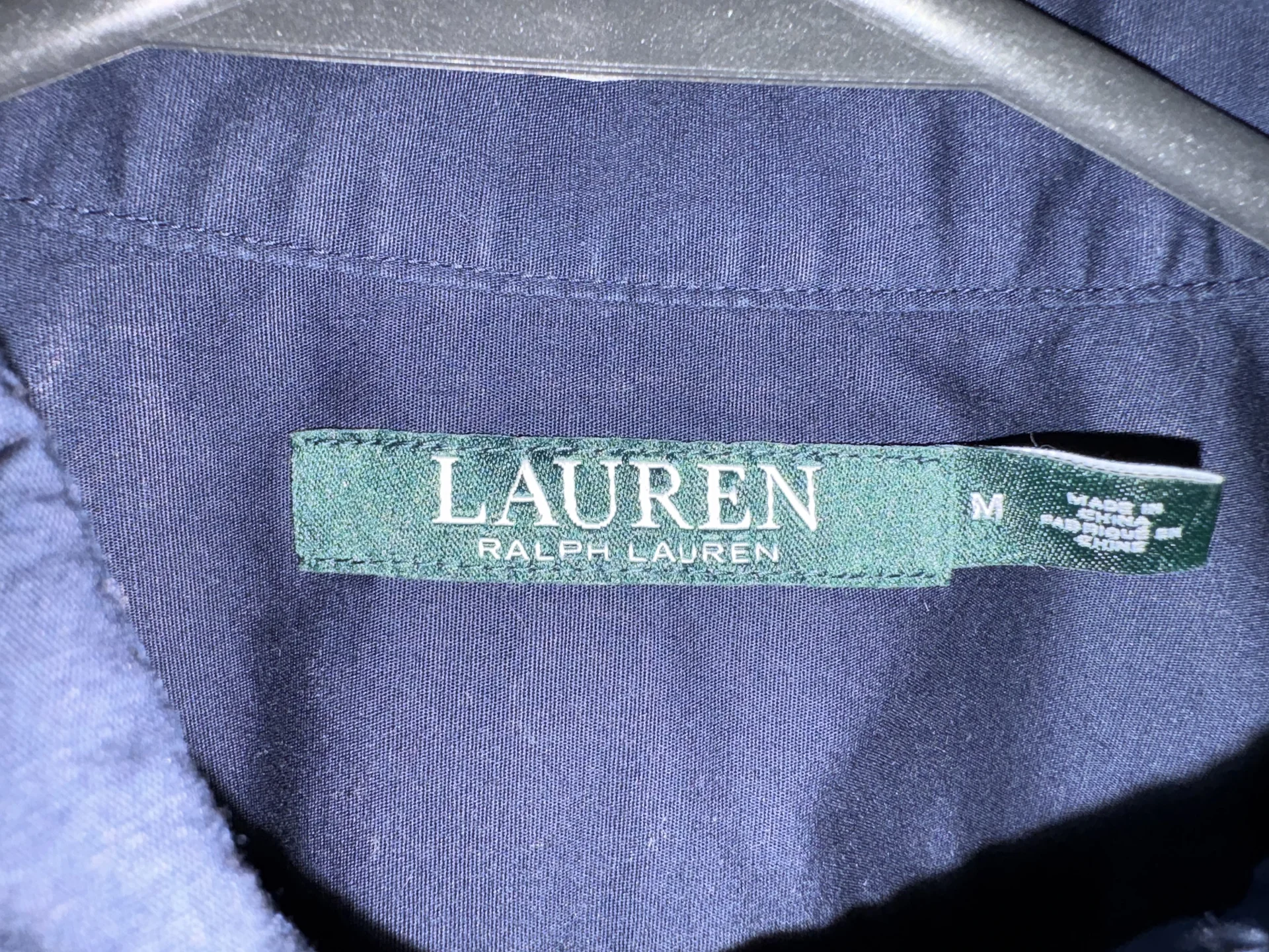 Ralph lauren рубашка 46 (m) синяя оригинал женская - миниатюра 3