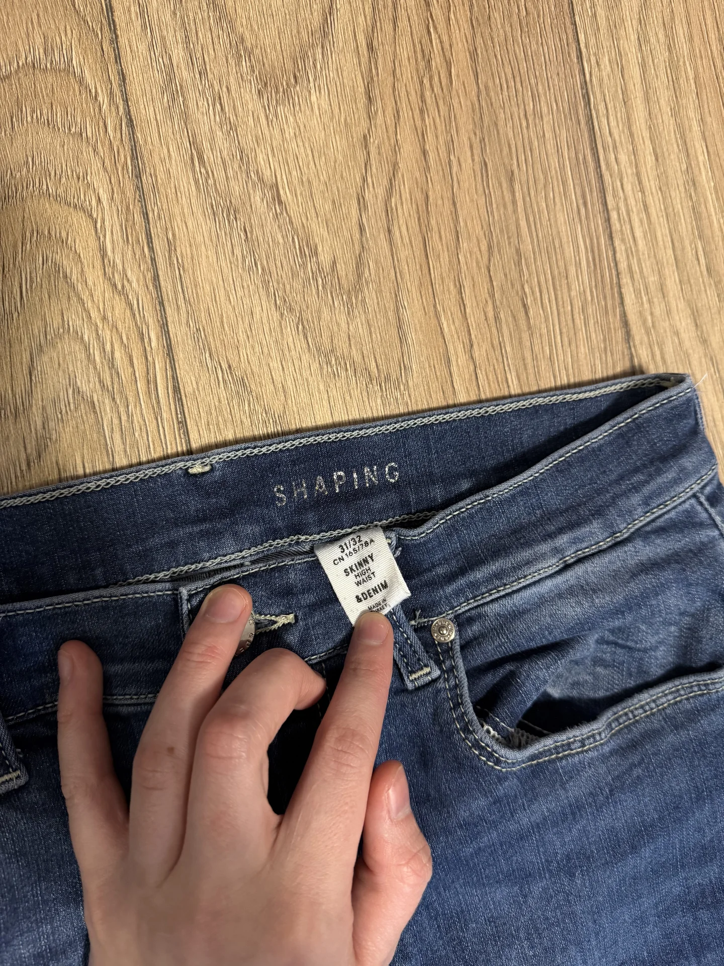 Джинсы 2 пары H&M 46(31/32) - миниатюра 2