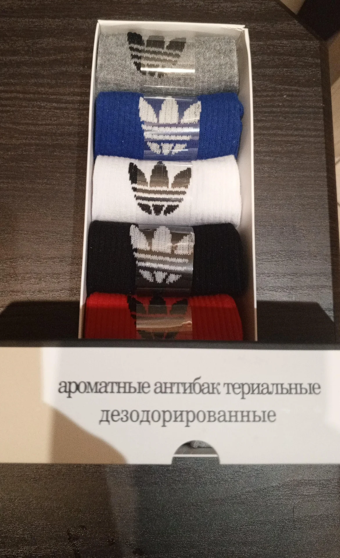 носки nike/adidas мужские 6 пар хлопок - миниатюра 3