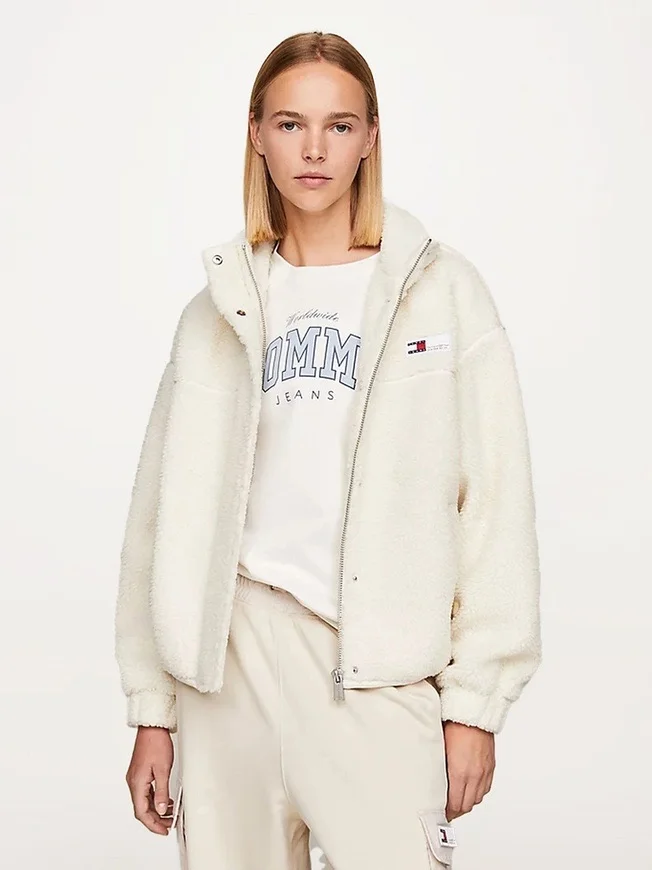 плюшевая куртка Tommy Jeans - миниатюра 5