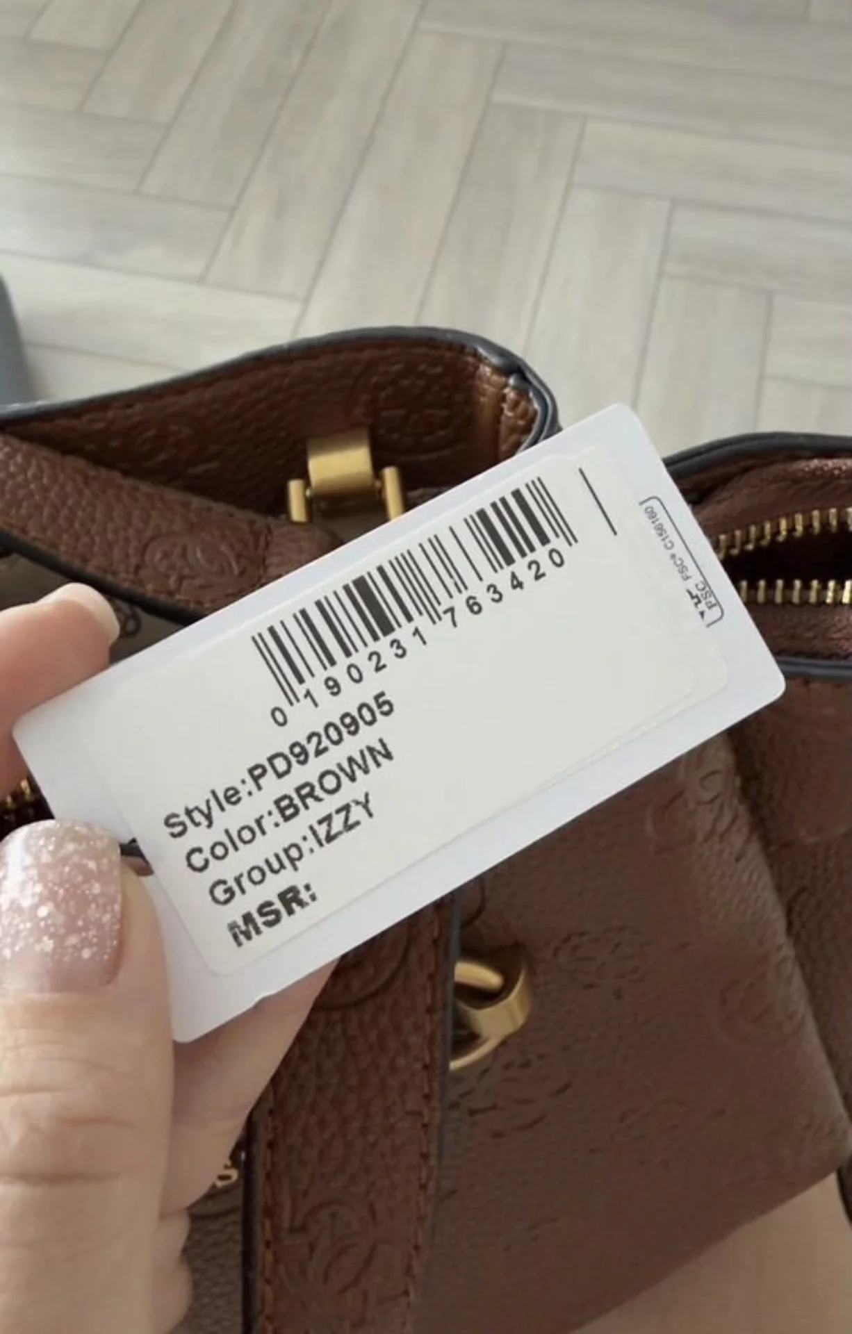 Сумка Guess Izzy Peony. - миниатюра 5