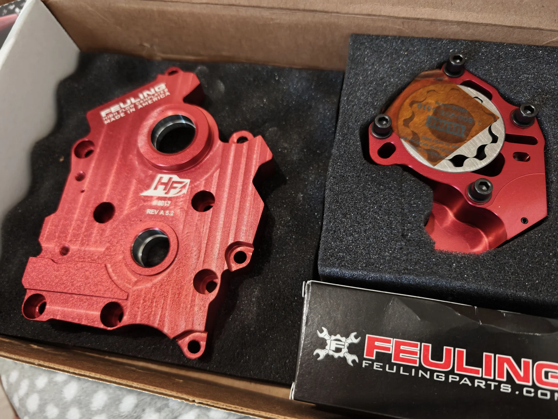 Маслонасос+плита Feuling Race M8 Oil Cooled 17+ - миниатюра 2