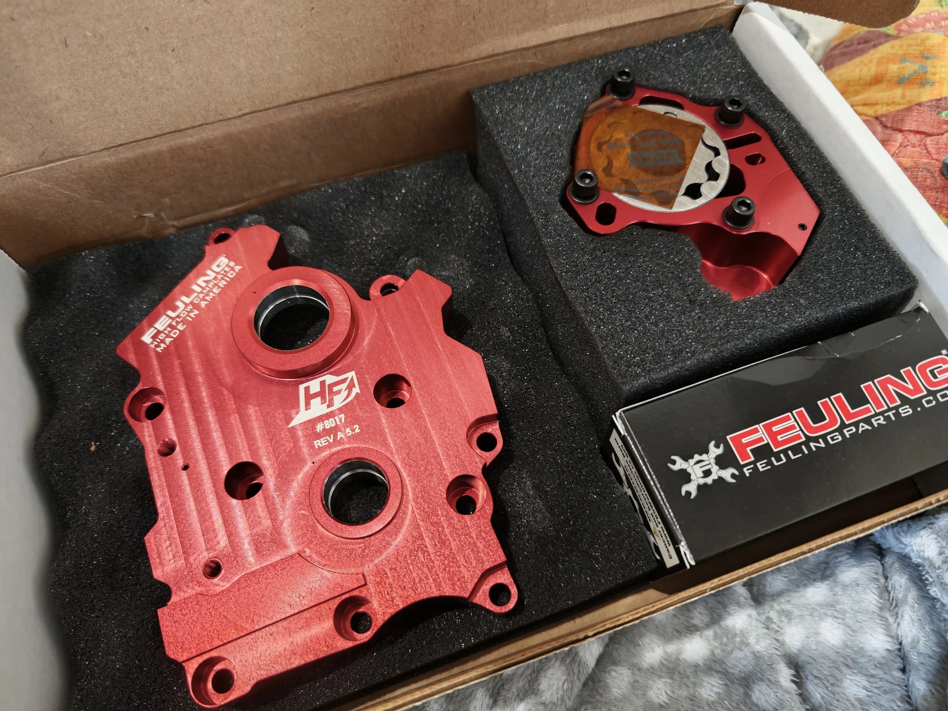Маслонасос+плита Feuling Race M8 Oil Cooled 17+ - миниатюра 5