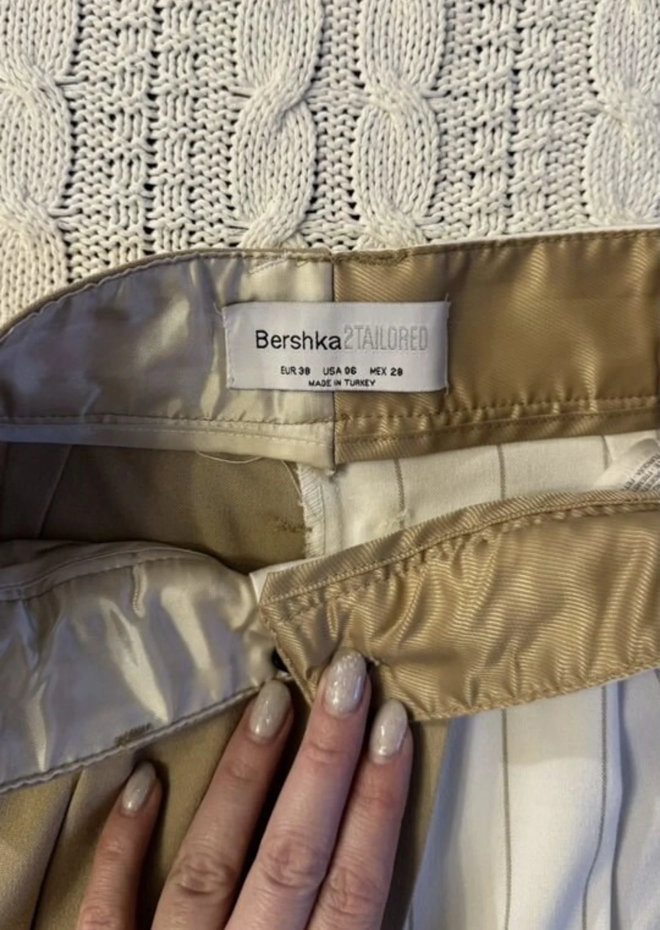 двухцветный костюм Bershka 36 - миниатюра 4
