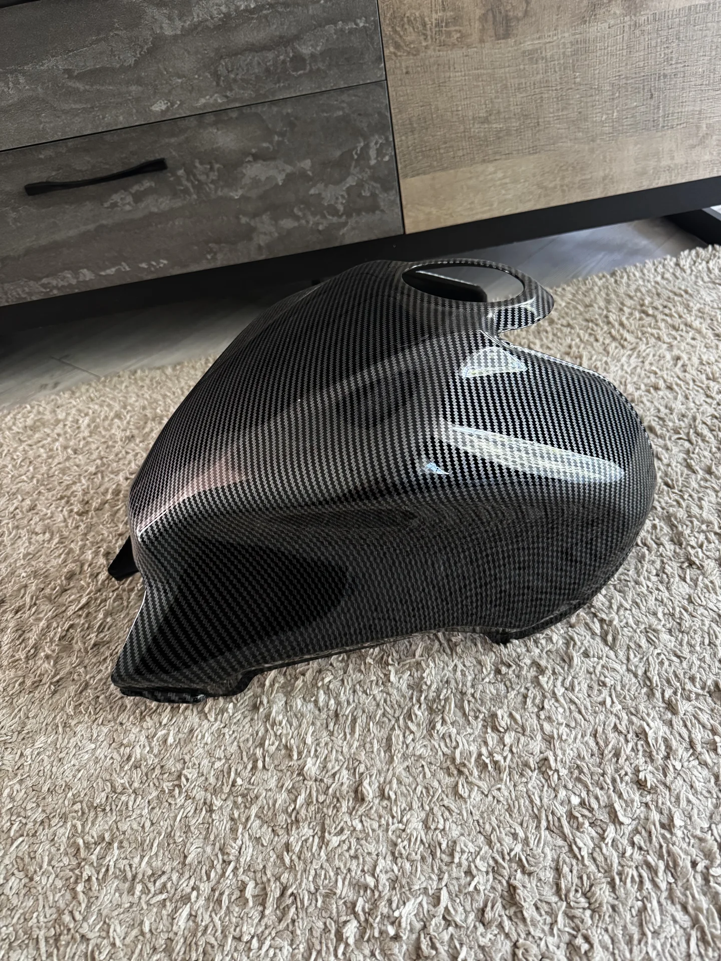 Накладка карбон на бак Honda cbr650r - миниатюра 4