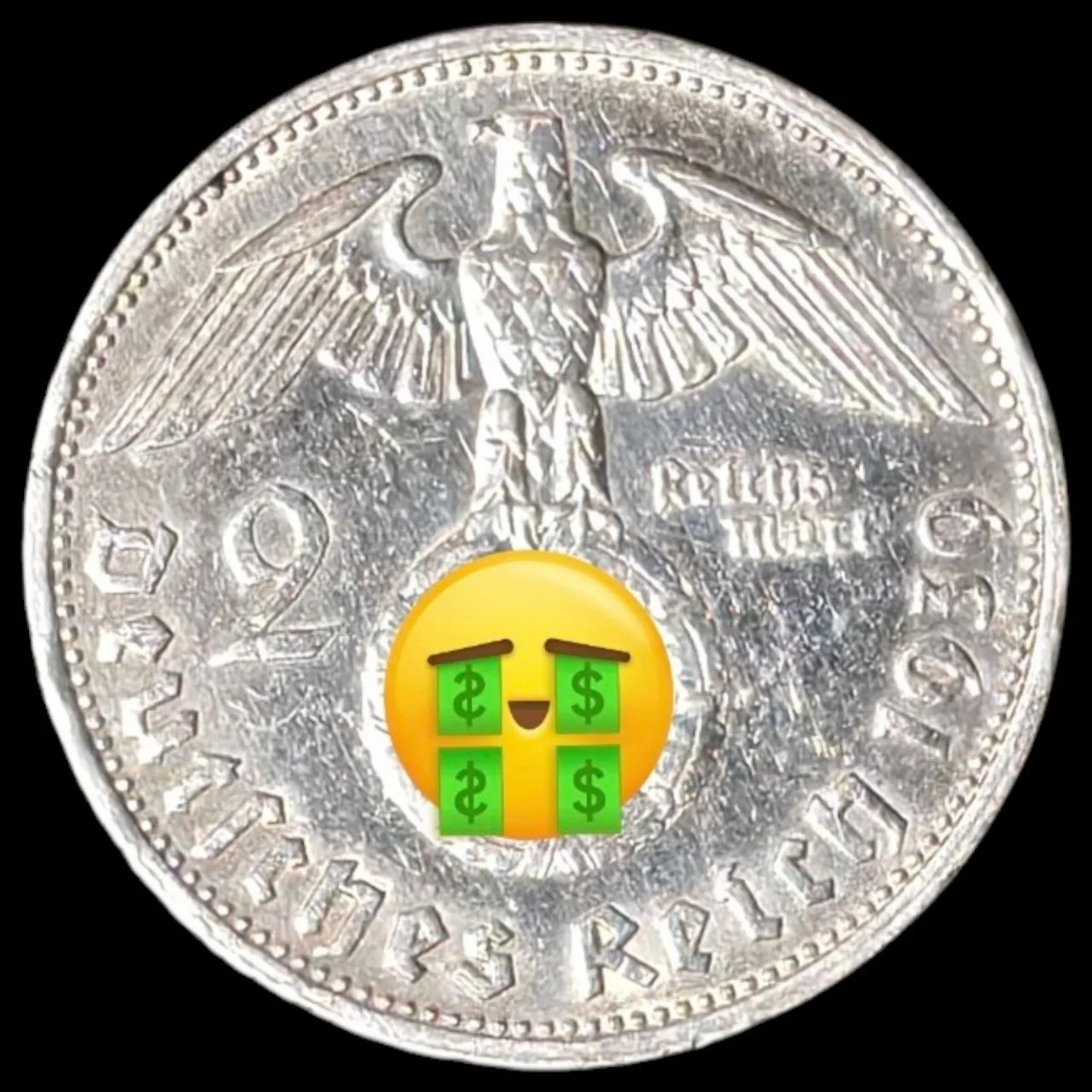 Германия 2 рейхсмарки 1939 B Серебро - миниатюра 2