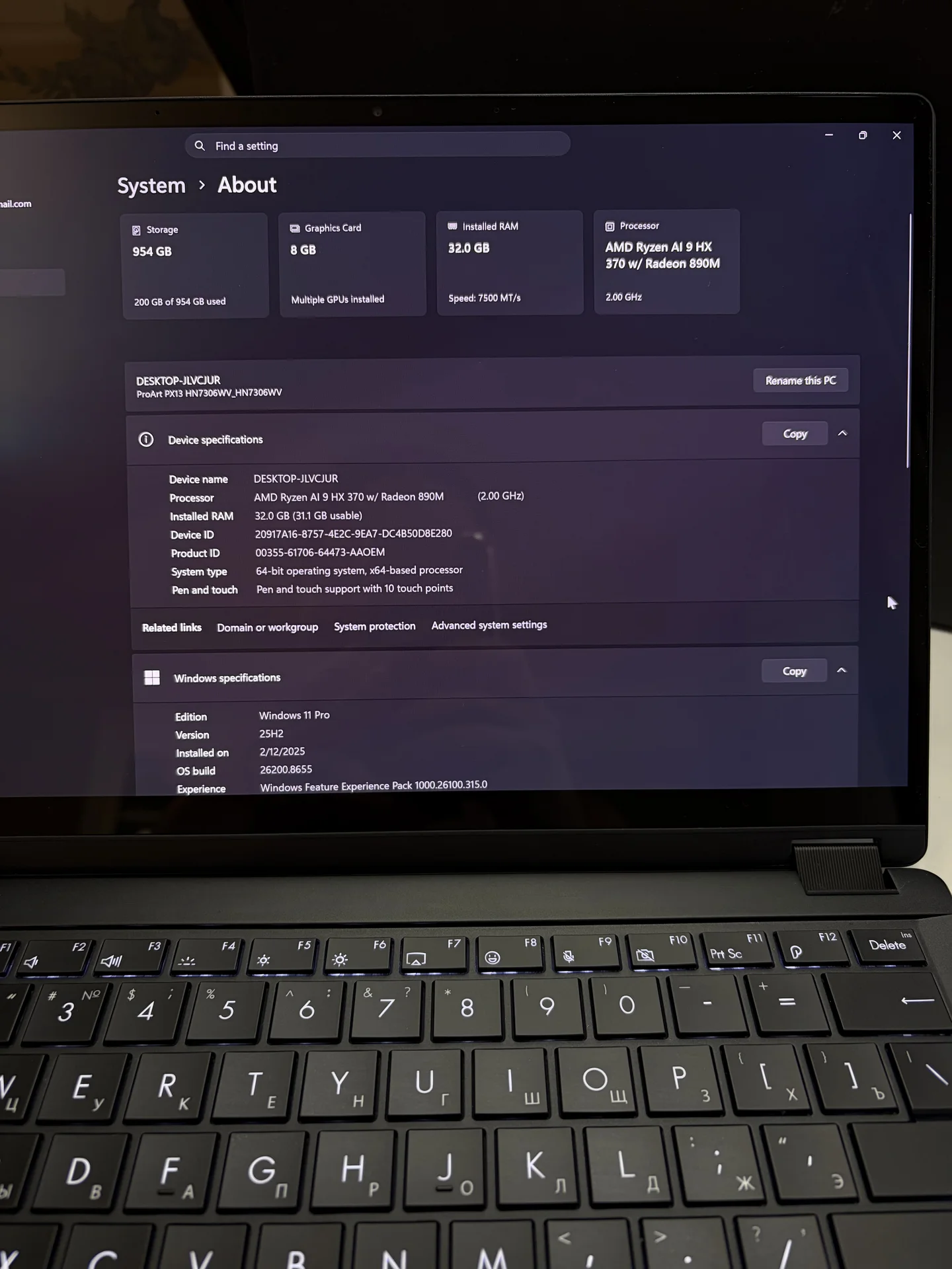 Asus ProArt PX13 HN7306WV 2025 - миниатюра 5