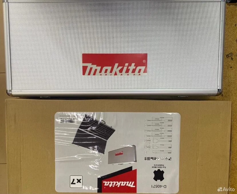 Набор буров и долот SDS-max Makita D-40571 (7шт) - миниатюра 2
