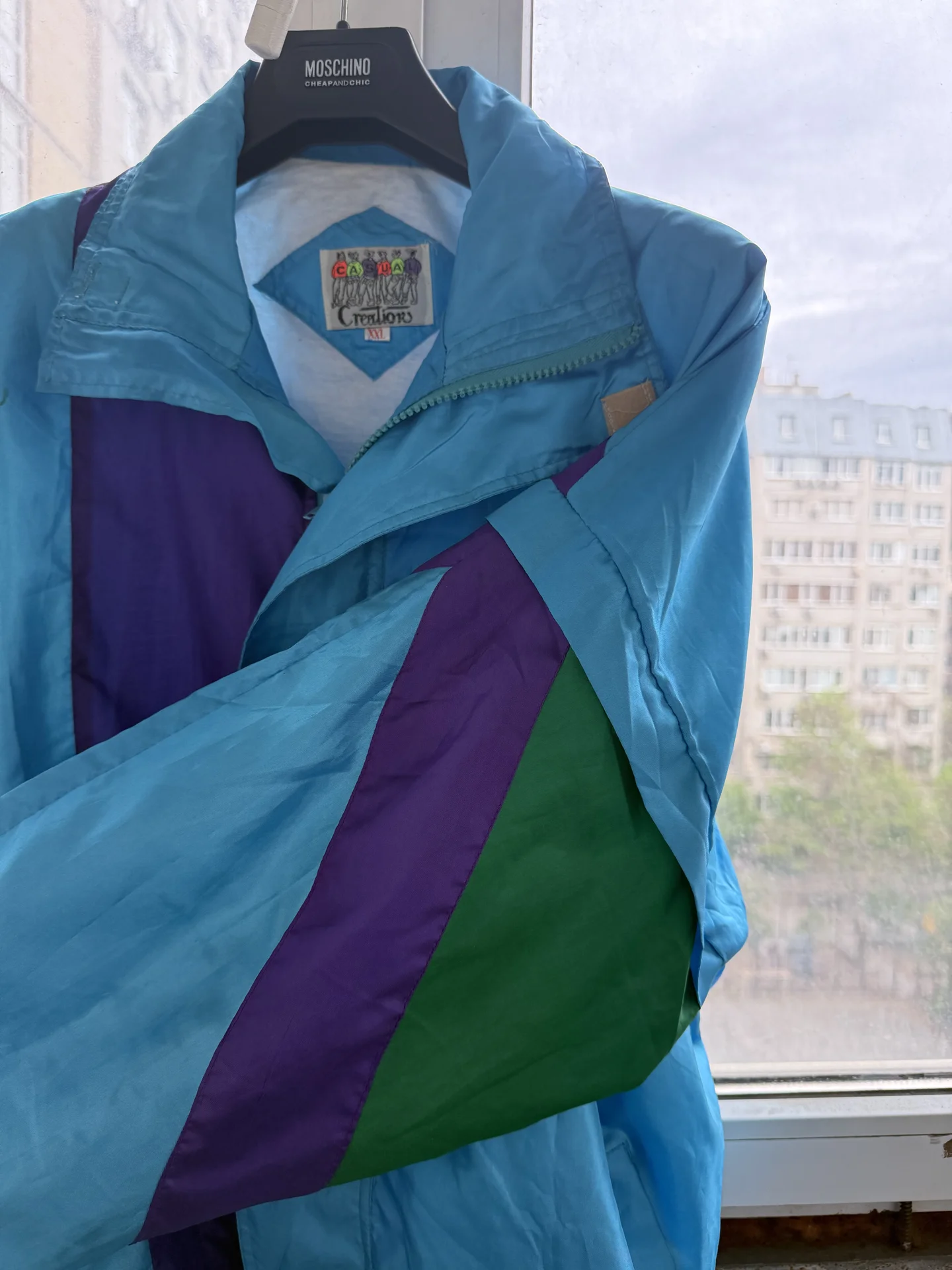 Ветровка винтаж XL - миниатюра 3