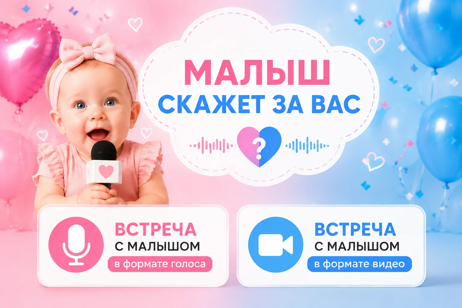 Голос малыша для гендер-пати 💗💙 | Аудио и видео - миниатюра 2