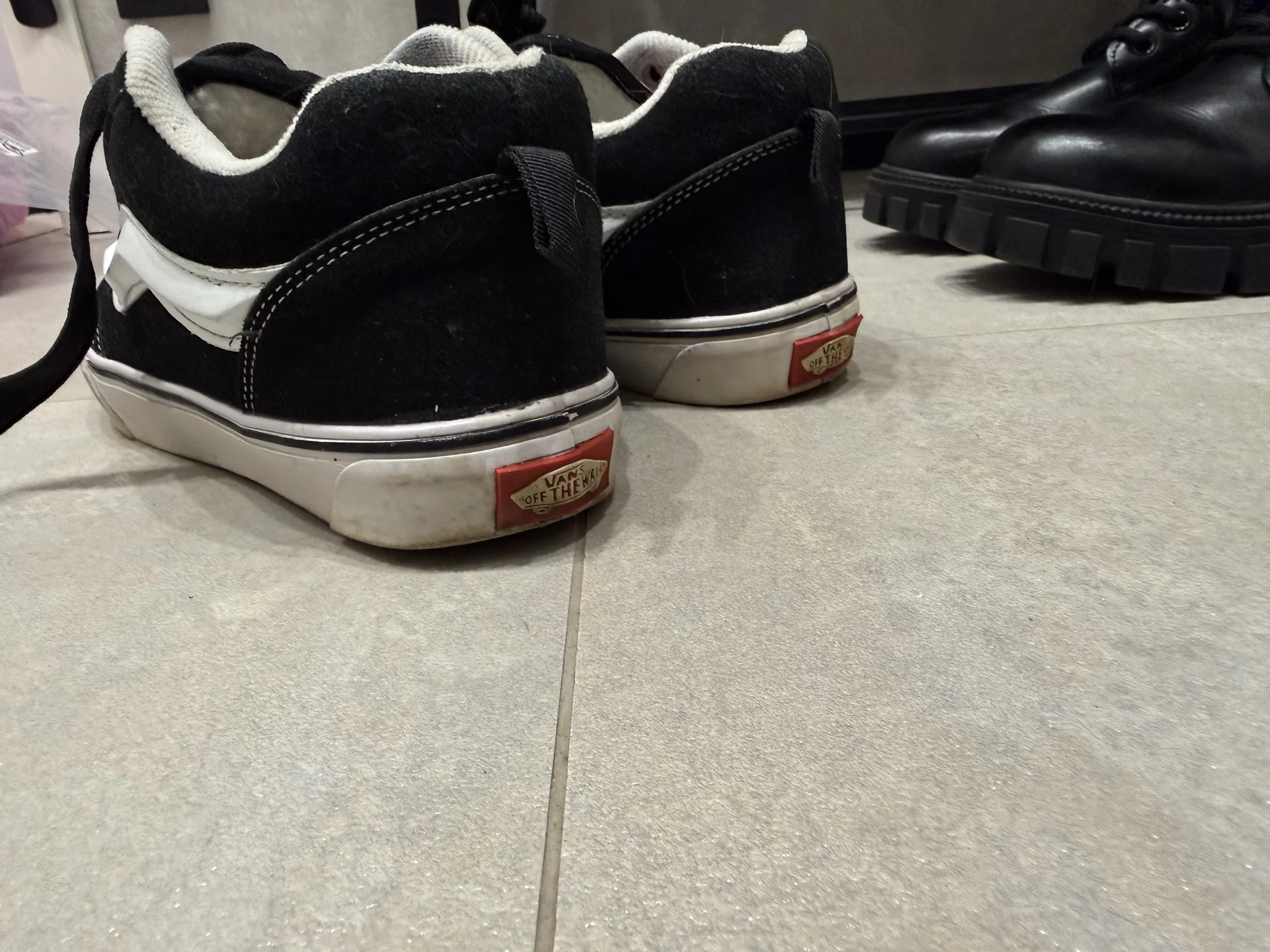 кеды кроссовки vans дутые с мехом зимние - миниатюра 5