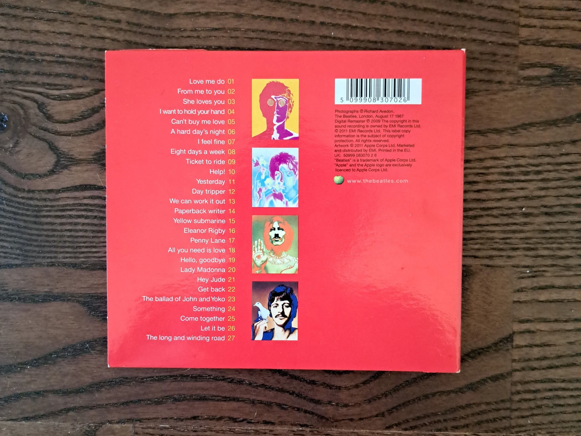 The Beatles 1 CD сборник битлз - миниатюра 4