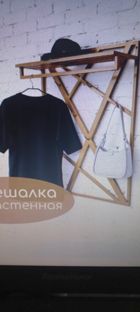 вешалка в прихожую лофт - миниатюра 2