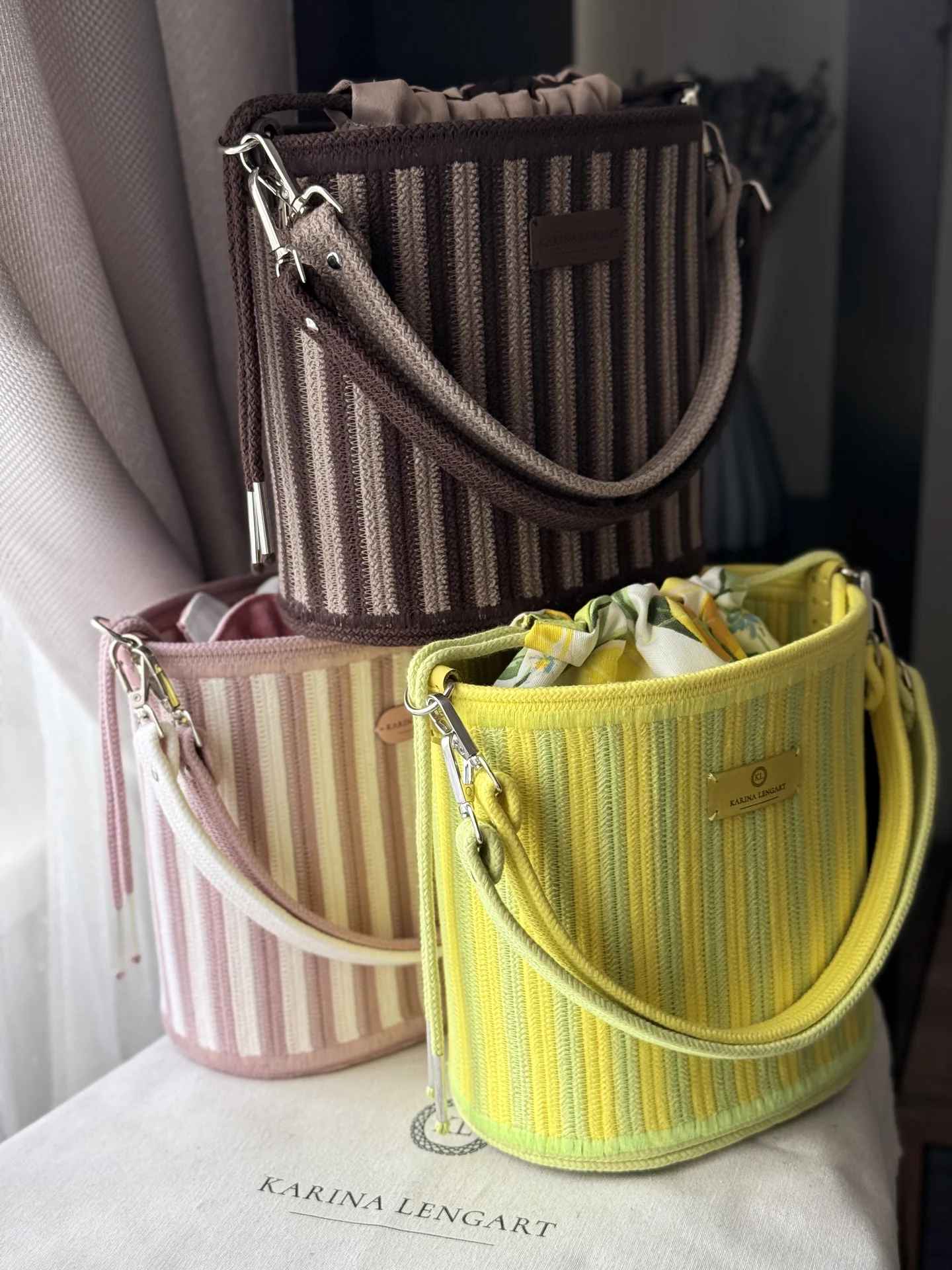 Сумка-ведерко в стиле Furla - миниатюра 6
