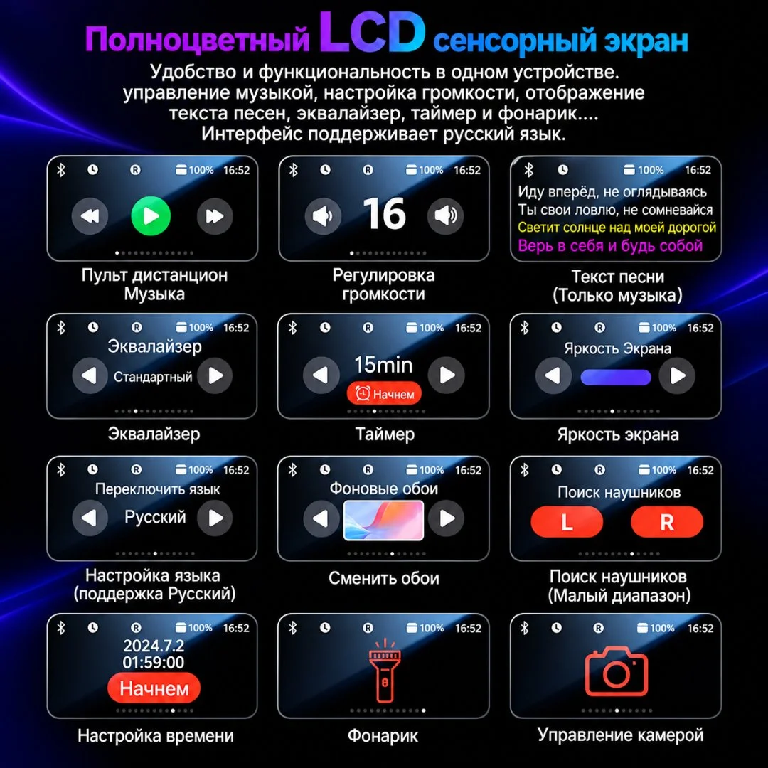 Беспроводные наушники клипсы (смарт-кейс) - миниатюра 4