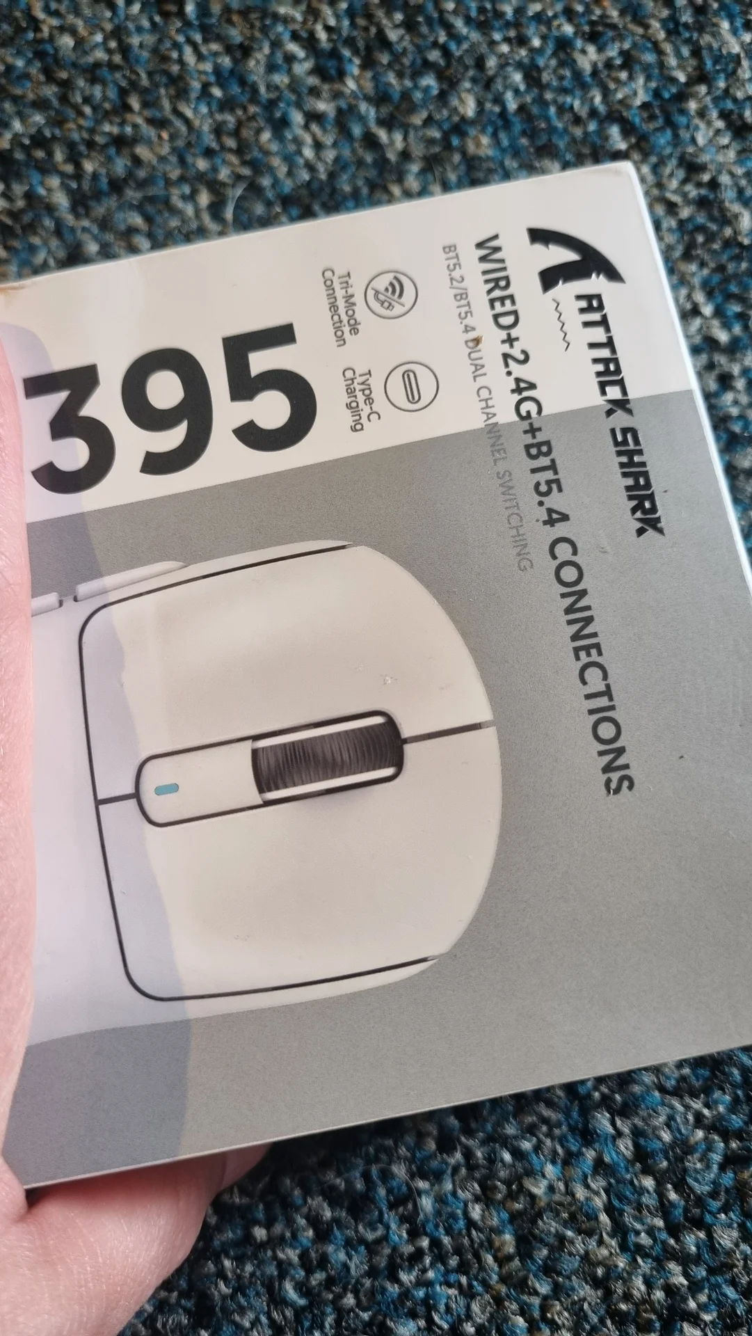 Мышь игровая Attack Shark X6, PAW3395, беспр - изображение 1