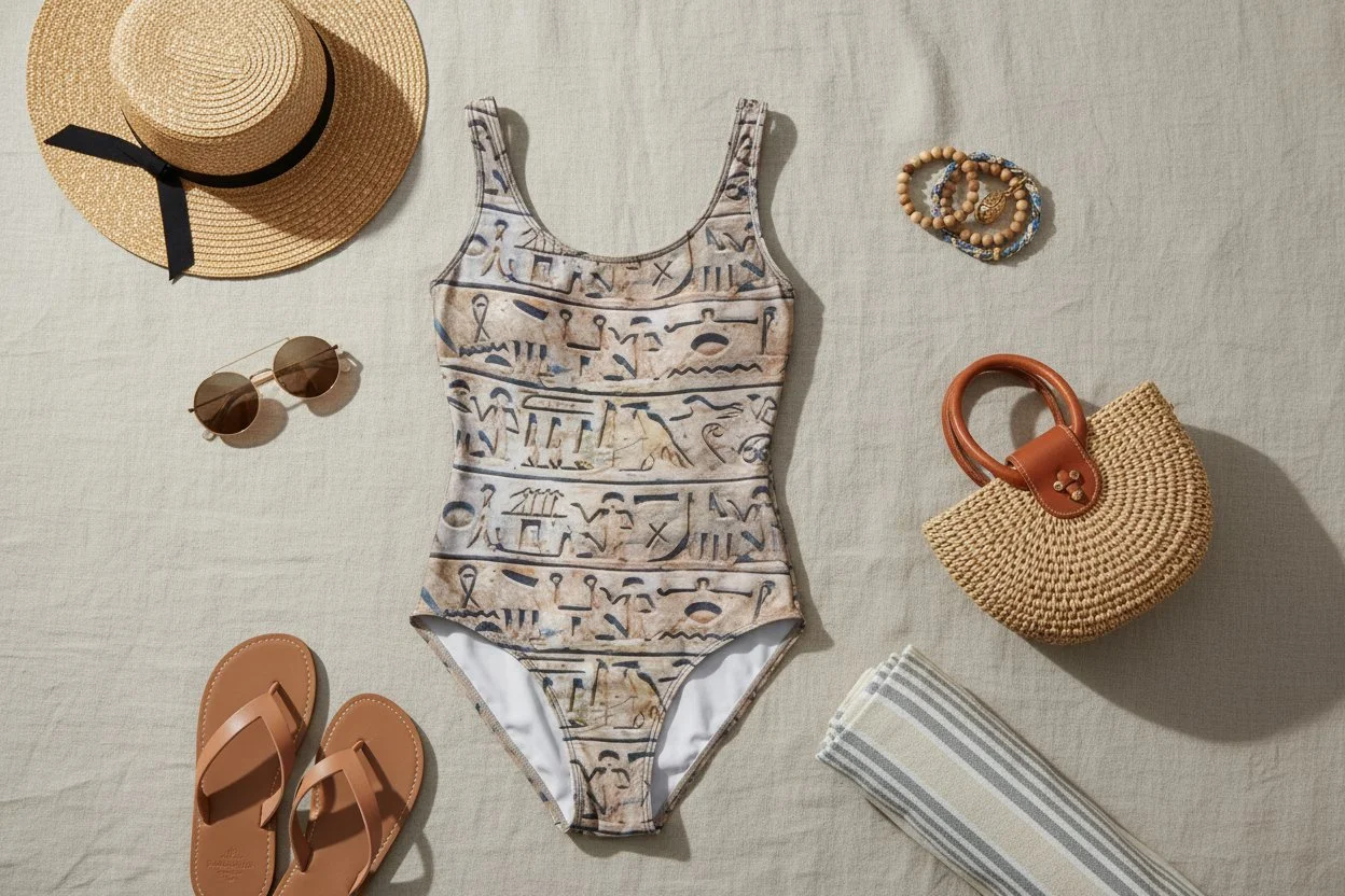 Купальник слитный Египет 42-46 - миниатюра 2