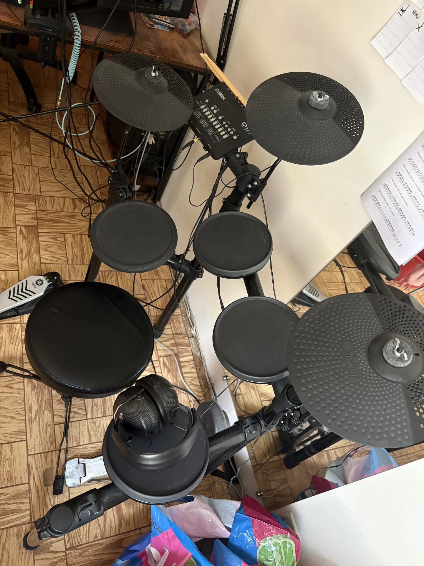 Электронная барабанная установка YAMAHA DTX 452K - миниатюра 3