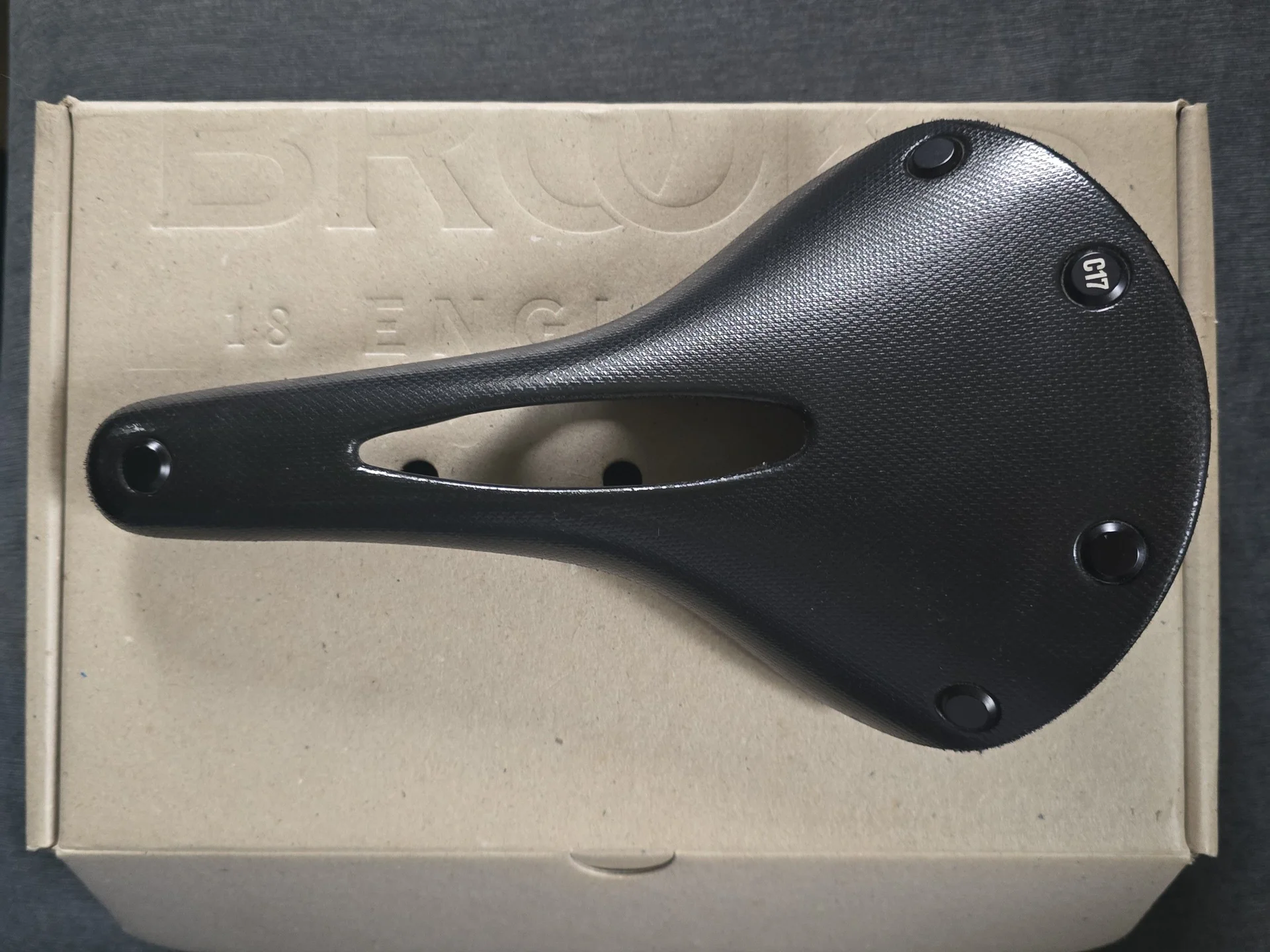 Седло brooks cambium 17 carved неилон - миниатюра 3