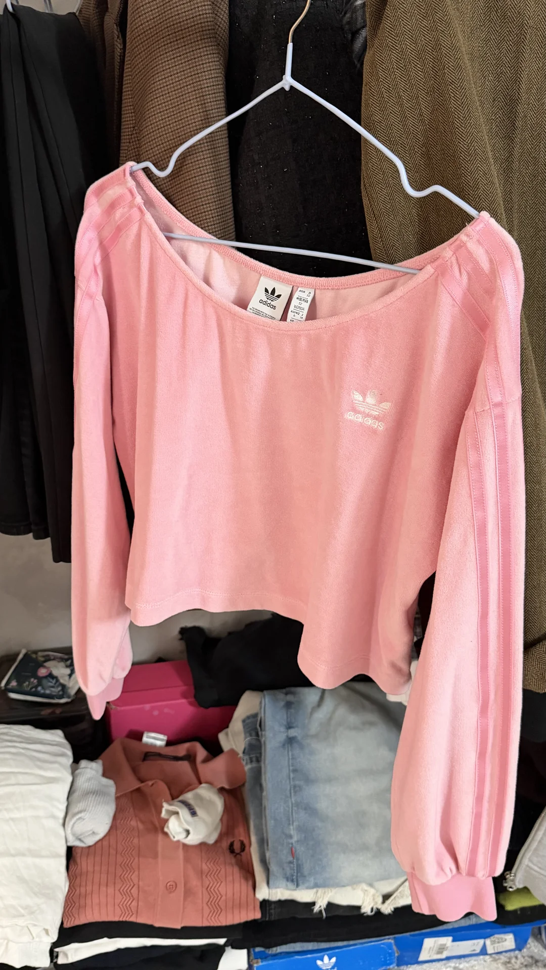 велюровый топ adidas - миниатюра 2