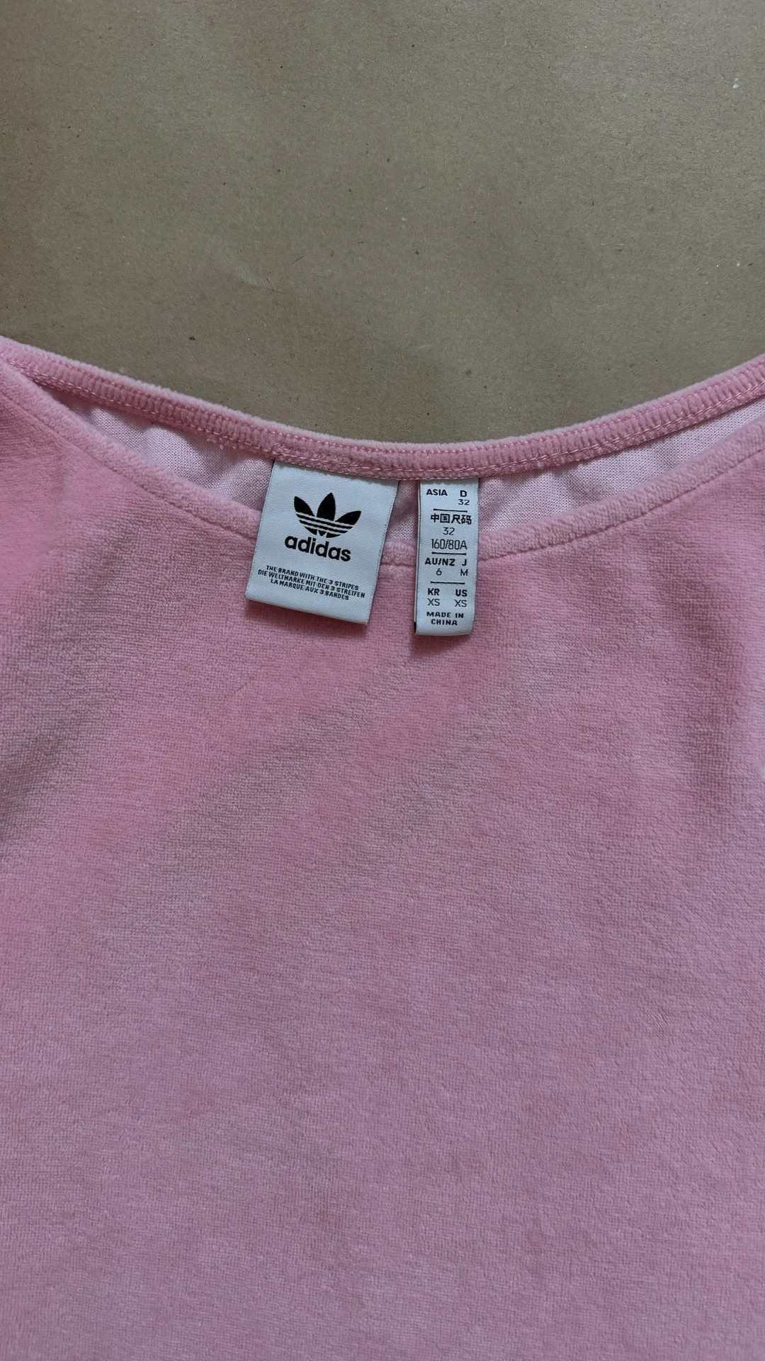 велюровый топ adidas - миниатюра 3