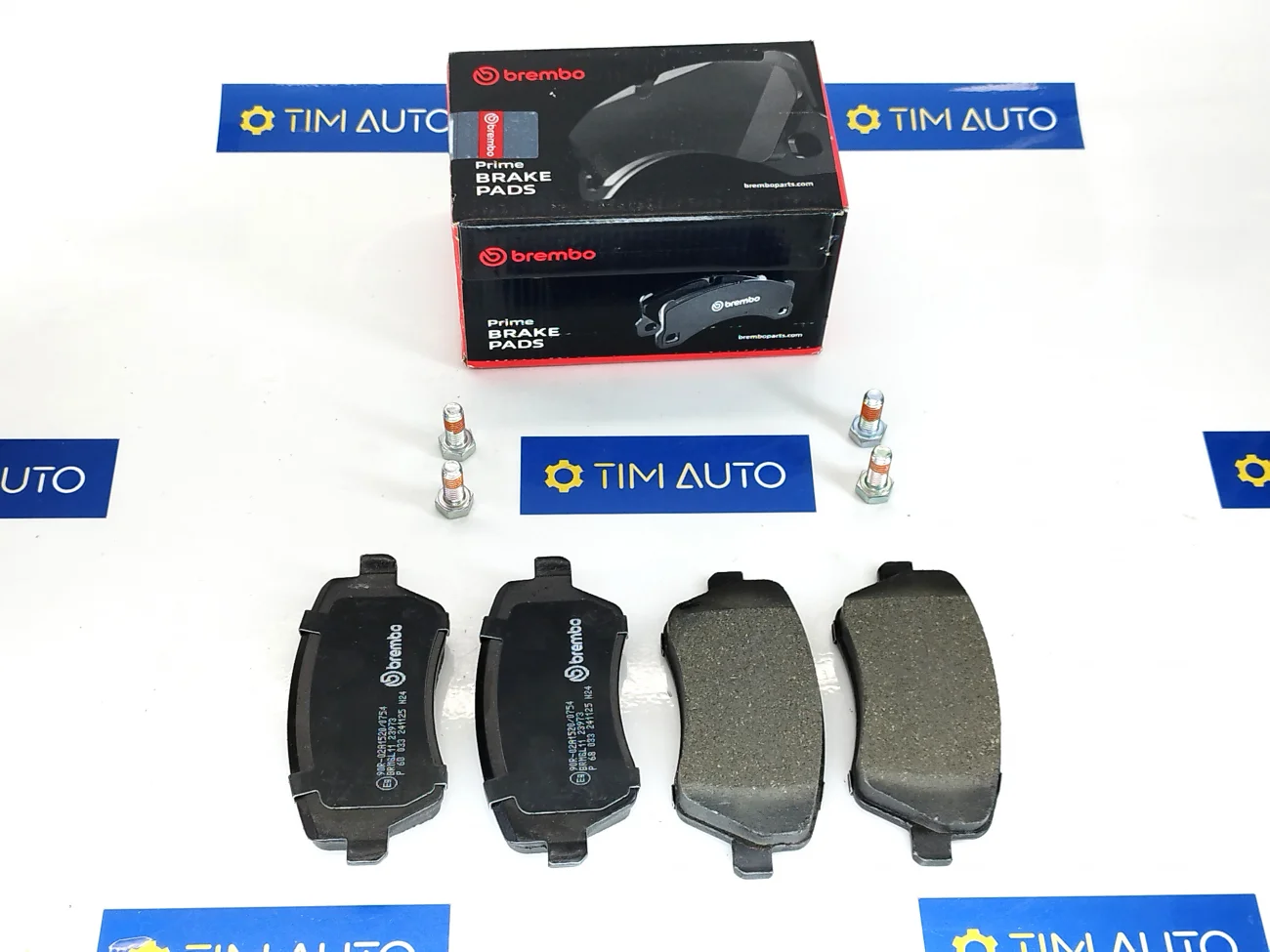 Колодки переднего тормоза комплект Лада Веста, Ларгус, Рено Логан. Brembo.