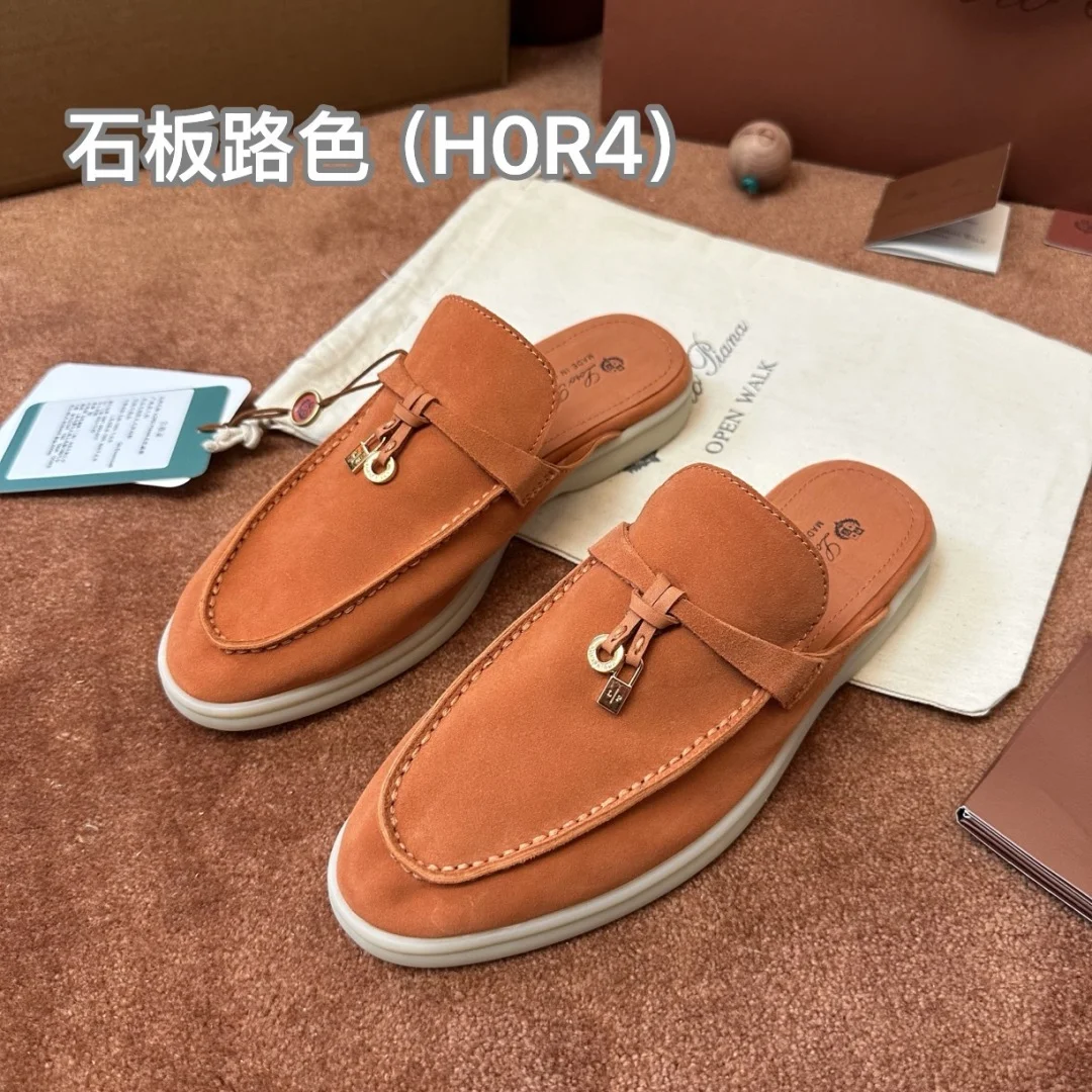 Мокасины Loro Piana с белой подошвой - изображение 1