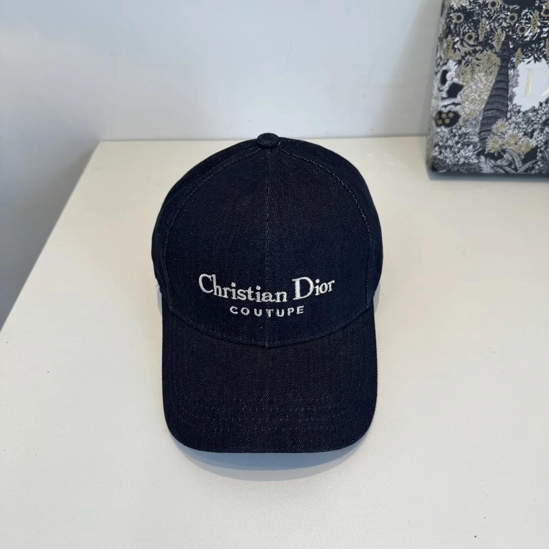 Бейсболка Christian Dior темно-синего цвета - изображение 1