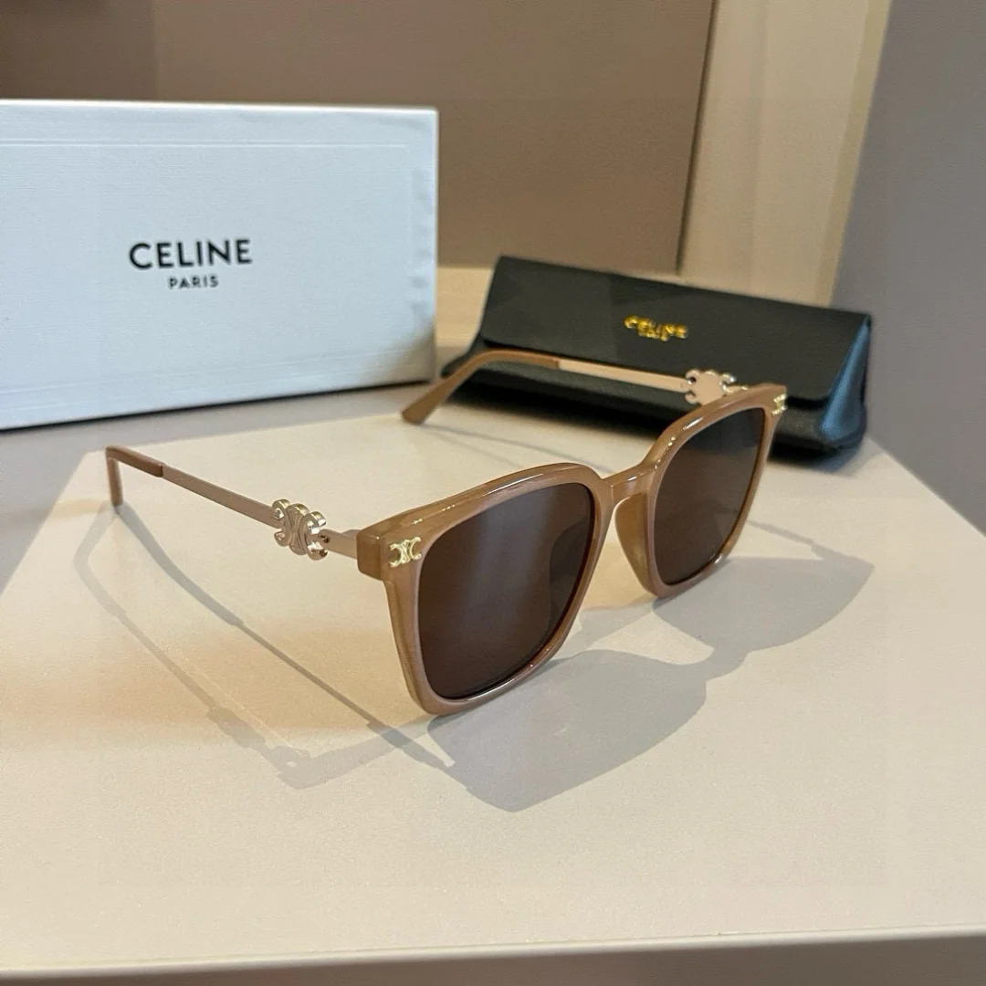 Солнцезащитные очки Celine с декоративными элементами - изображение 1