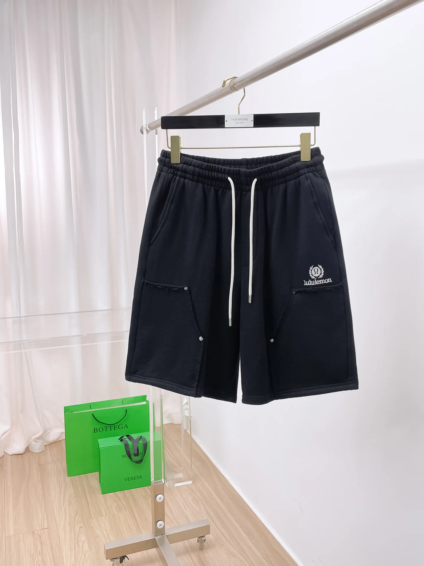 Мужские шорты Lululemon, спортивный стиль, классический логотип, размеры M-3XL