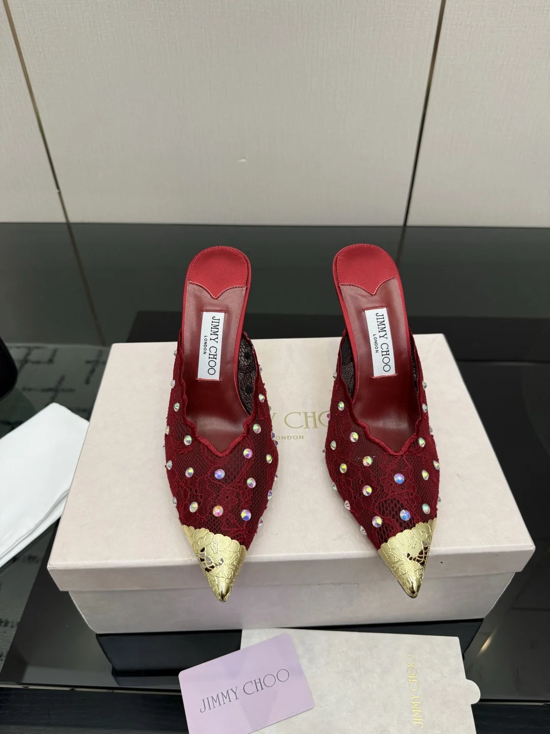Босоножки Jimmy Choo женские с декоративным носком - изображение 1